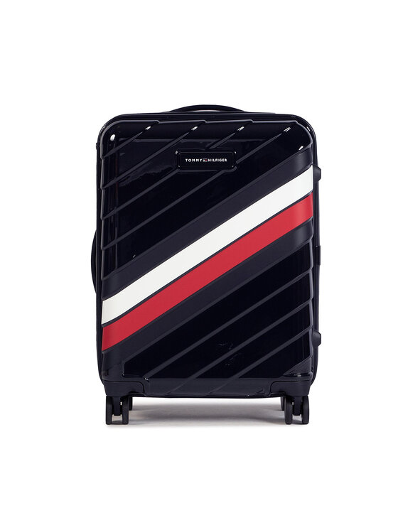 Tommy Hilfiger Valiză de cabină Tommy Hilfiger Corporate Case 20 AU0AU01060 Bleumarin