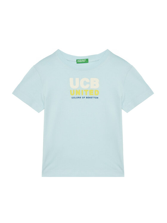 United Colors Of Benetton United Colors Of Benetton T-shirt 3I1XG10JO Plava Regular Fit