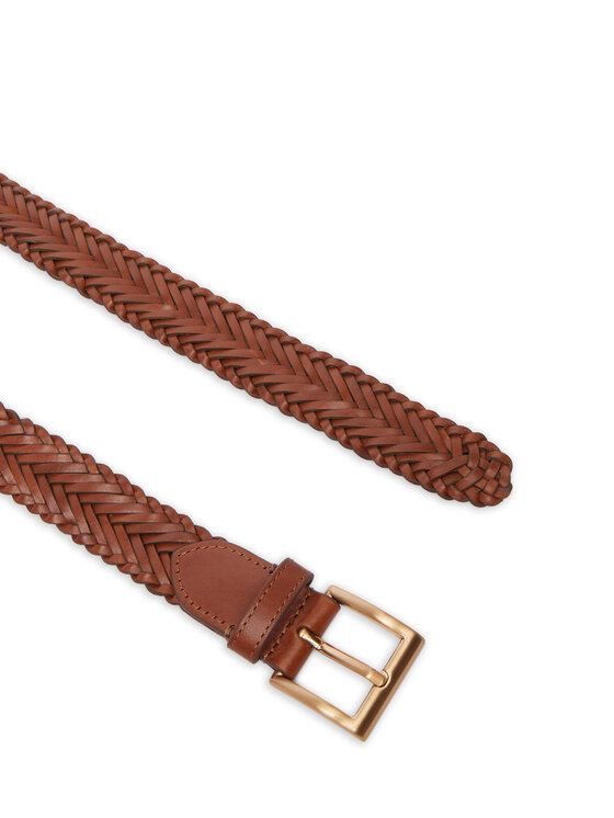 Tommy Hilfiger Колан Tommy Hilfiger Th Soho Braid AM0AM14776 Кафяв