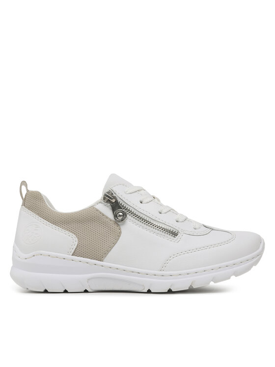 Sneakersy Rieker L3221-80 Biały | Eobuwie.com.pl
