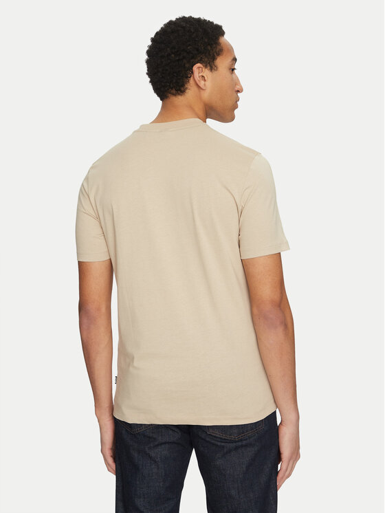 BOSS BOSS T-shirt Thompson 01 50468347 Beige Regular Fit