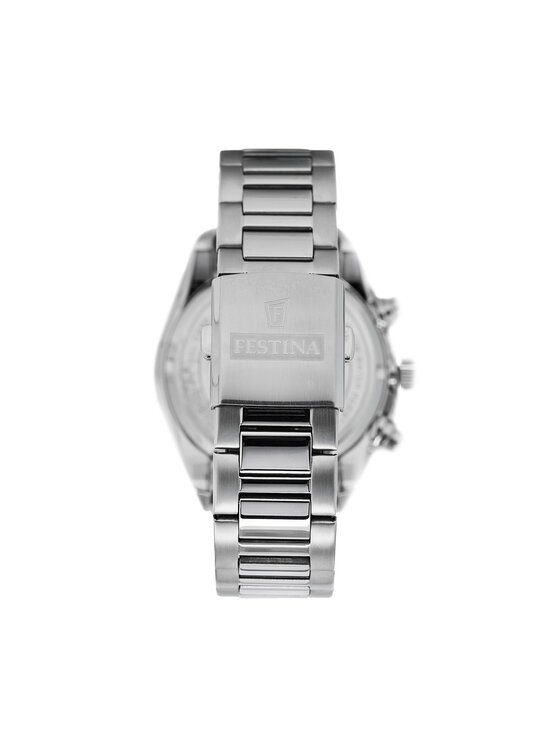 Festina Ρολόι Festina Cermaic Chrono F20575/3 Ασημί