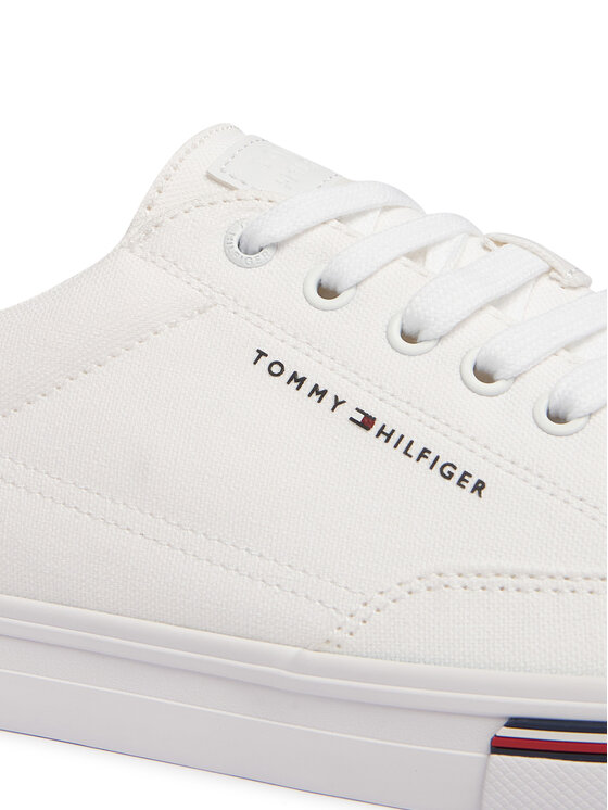 Tommy Hilfiger Tenisówki Tommy Hilfiger Vulc Core Rwb Long FM0FM05813 Biały