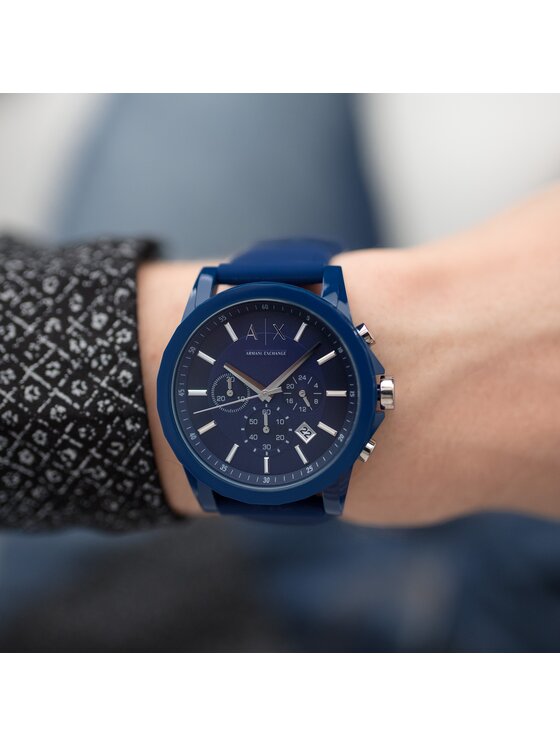 Armani Exchange Laikrodis Armani Exchange AX1327 Tamsiai mėlyna