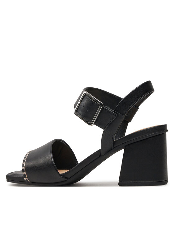 Clarks Босоніжки Clarks Siara65 Buckle 26176341 Чорний