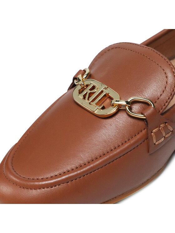 LAUREN RALPH LAUREN Čevlji brez vezalk LAUREN RALPH LAUREN Averi 802834983002 Rjava