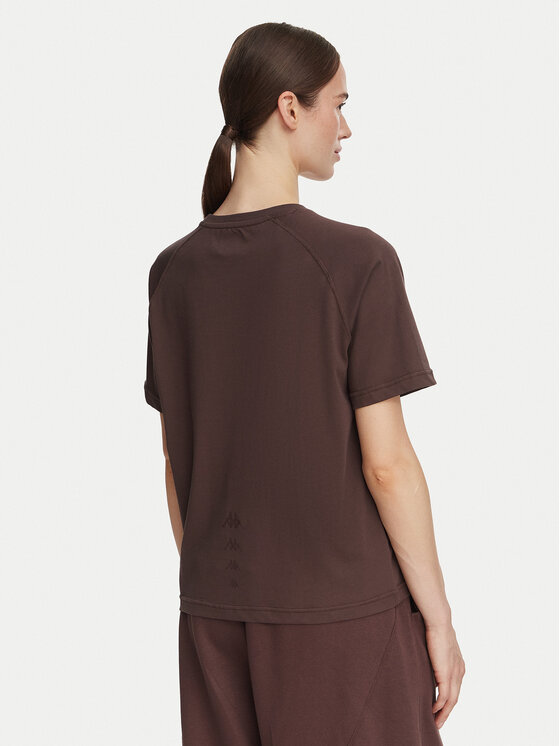 Kappa Kappa Marškinėliai 34258QW Ruda Regular Fit