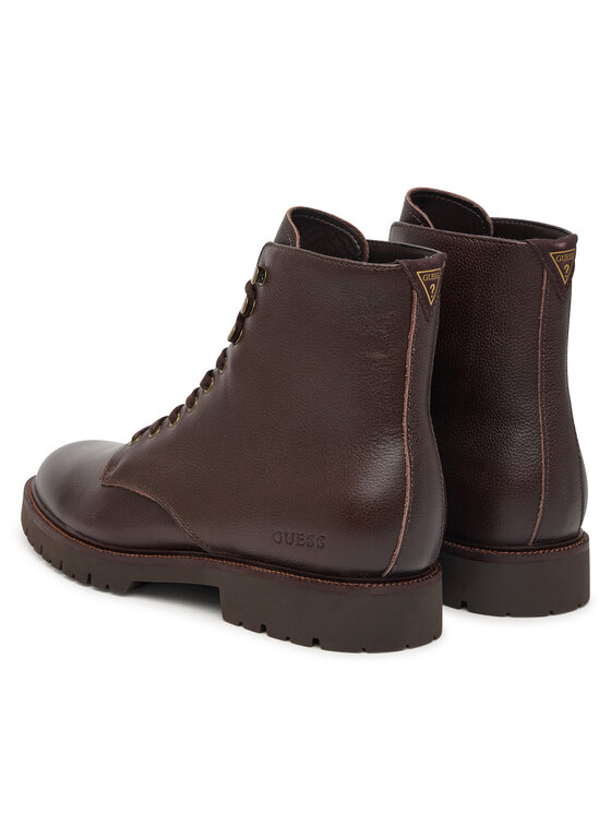 Guess Kotníková obuv Guess FMFBRA LEA11 Tmavě hnědá