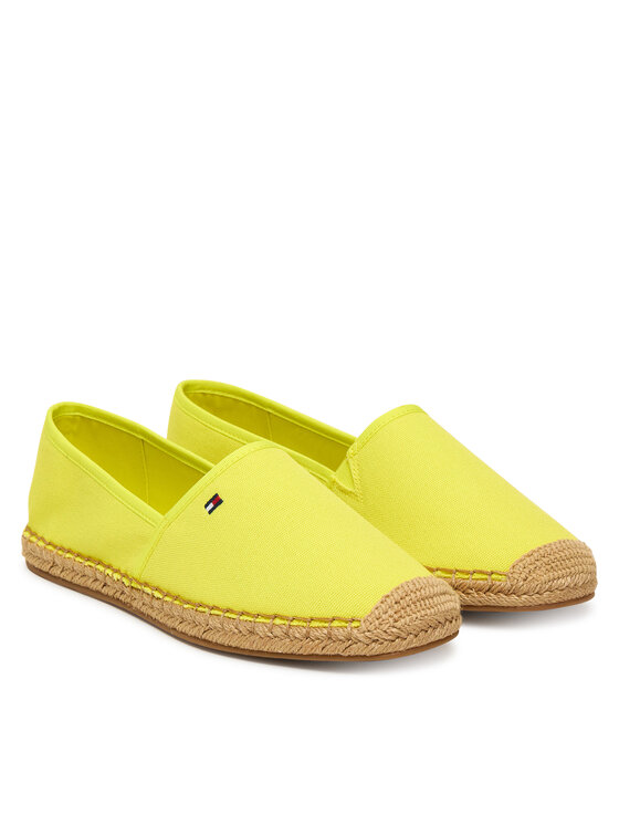 Tommy Hilfiger Espadrilles Tommy Hilfiger Flag Canvas Espadrille FW0FW08541 Zöld
