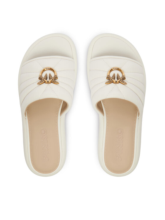 PINKO Šlepetės PINKO Fiona 03 SD0525 P003 Écru