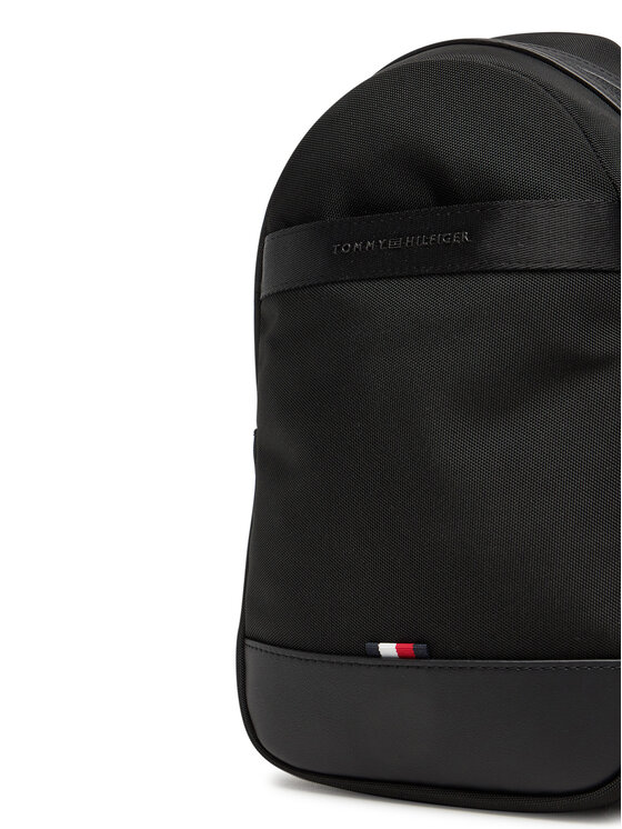 Tommy Hilfiger Σακίδιο Tommy Hilfiger Th Nylon Travel Sling Bag AM0AM13572 Μαύρο