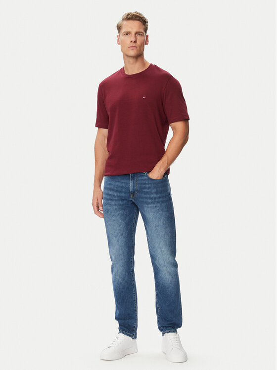 Tommy Hilfiger Tommy Hilfiger Camiseta Ess Seasonal MW0MW39995 Guinda/burdeos Regular Fit
