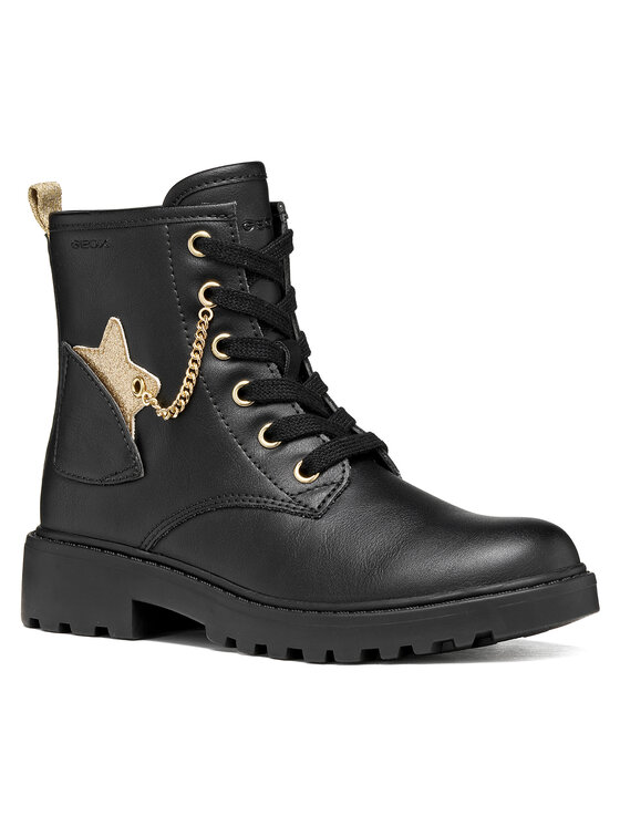 Geox Trzewiki Geox J Casey Girl J6620G 000BC C9258 S Czarny