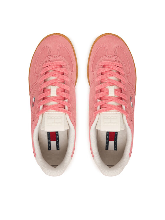 Tommy Jeans Laisvalaikio batai Tommy Jeans The Greenwich Edge Max Suede EN0EN02989 Rožinė