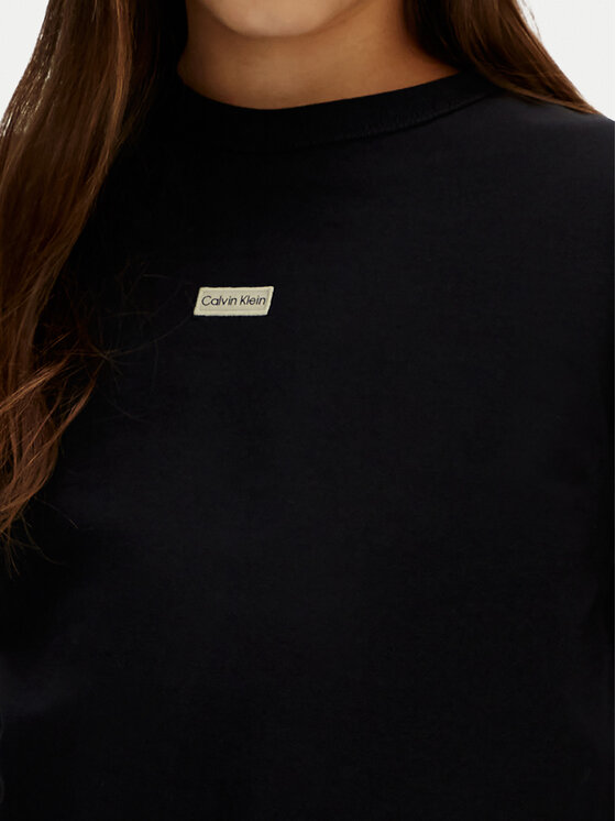 Calvin Klein Jeans Calvin Klein Jeans Camiseta Folded Logo IG0IG03063 Negro Regular Fit