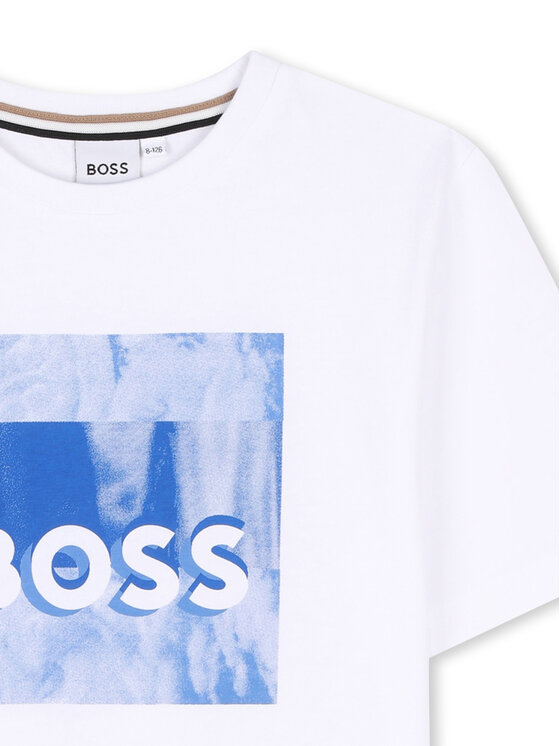 BOSS BOSS Majica J52044 D Bela Regular Fit