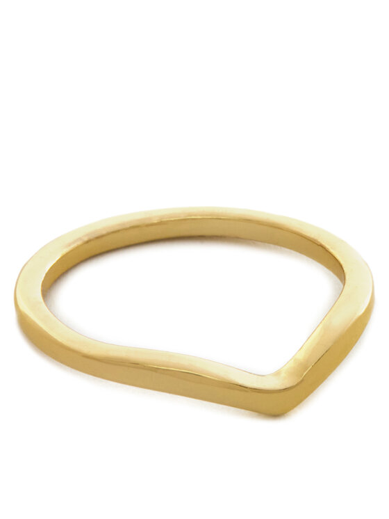 Pieces Set prsteňov Pieces 17146764 Zlatá