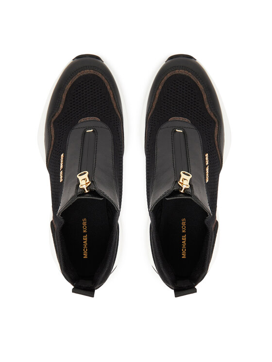 MICHAEL Michael Kors Снікерcи MICHAEL Michael Kors Zuma Mixed-Media Trainer 43F5ZUFP1L Чорний