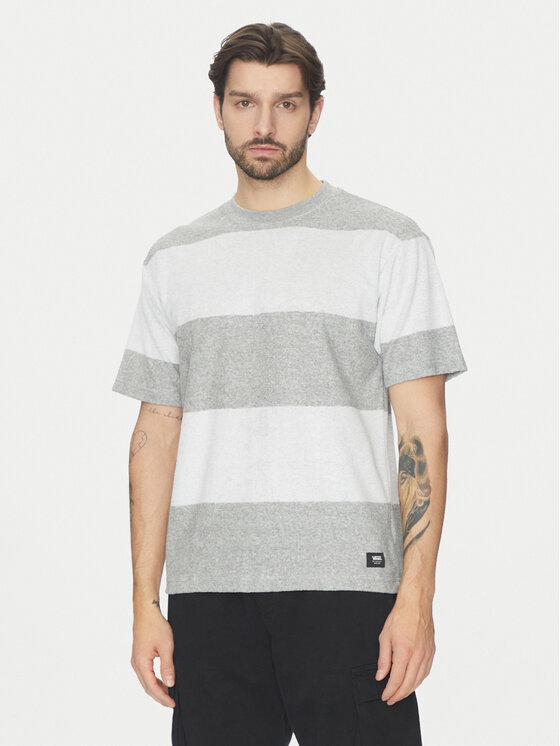 Vans Vans Majica Bergman VN000KUE Siva Regular Fit