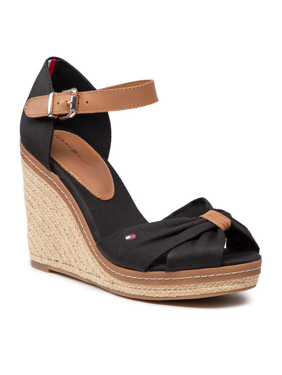 Tommy Hilfiger Еспадрили Tommy Hilfiger Elena 56D FW0FW00905 Черен