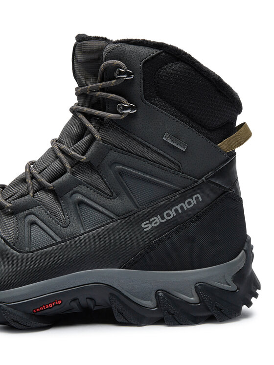 Salomon Παπούτσια πεζοπορίας Salomon Breccia 2 Gore-Tex L41255800 Γκρι