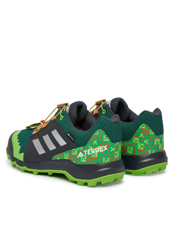 adidas Трекінгові черевики adidas Minecraft Terrex Gore-Tex Hiking JR1314 Зелений