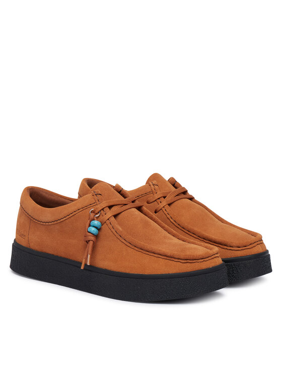 Clarks Туфлі Clarks Boxbee Walla 26328027 Коричневий