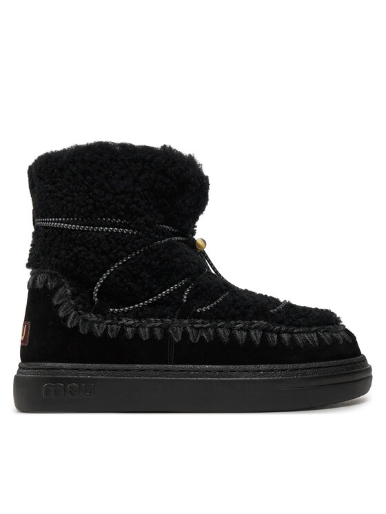 Mou Snehule Mou Eskimo Sneaker Bold Scoub Lace FW411012A Čierna