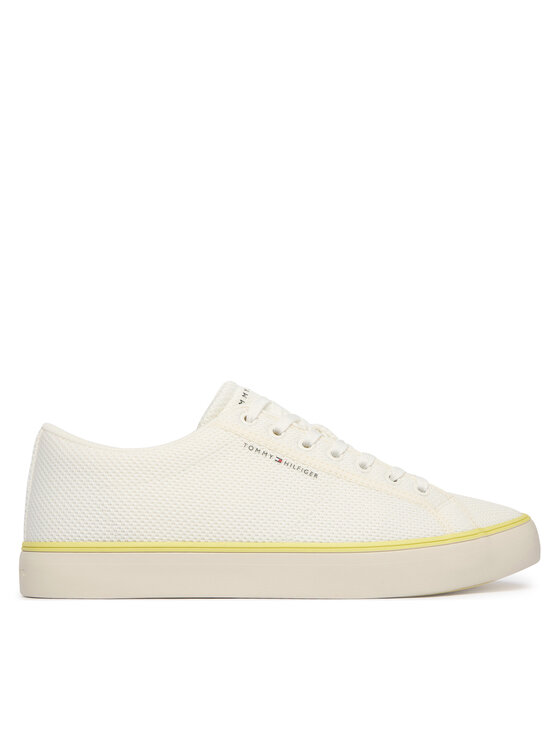 Tommy Hilfiger Πάνινα παπούτσια Tommy Hilfiger Harlem Core Ii Seasonal Textile FM0FM05820 Λευκό