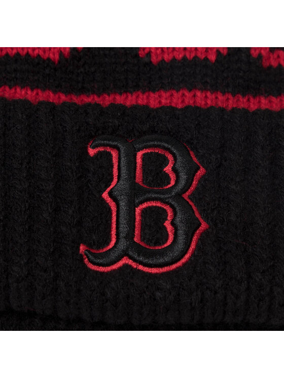 47 Brand Шапка 47 Brand Mlb Boston Red Sox Calgary' 47 Cuff Knit B-CGLY02ACEXH-BKA Черен