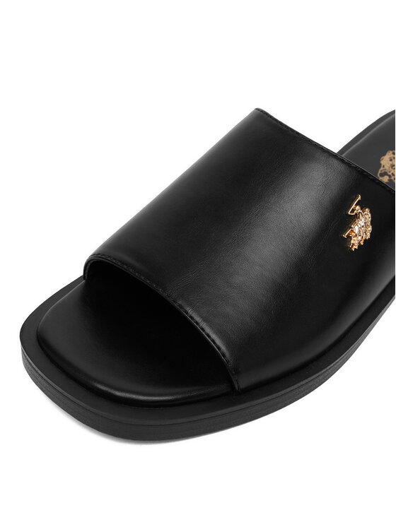 U.S. Polo Assn. Шльопанці U.S. Polo Assn. EO-MARINA003W/6Y1 Чорний