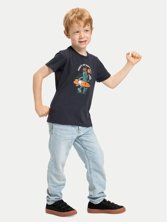 Quiksilver Quiksilver Футболка Ev Gone Surfing EQKZT03569 Чорний Regular Fit