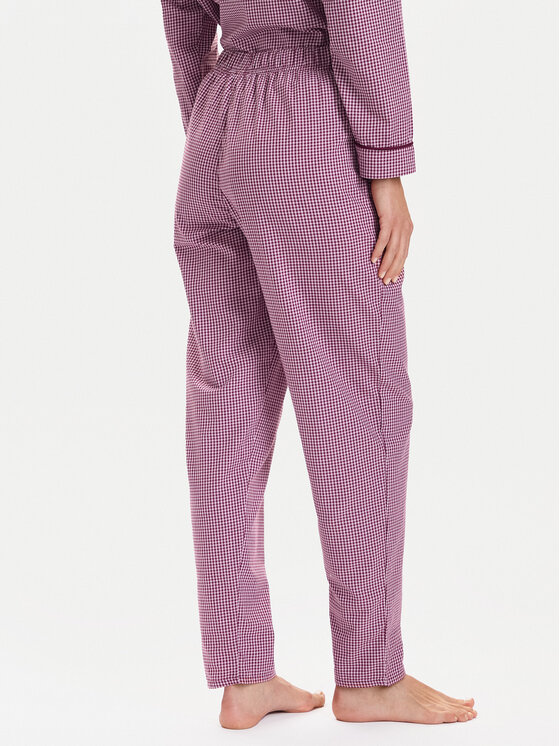 United Colors Of Benetton United Colors Of Benetton Pantalones de pijama 4MYG3F00M Guinda/burdeos Regular Fit