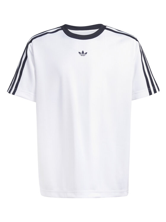 adidas adidas Футболка Jacquard JV8655 Білий Loose Fit