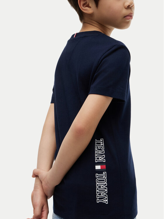 Tommy Hilfiger Tommy Hilfiger Camiseta Team Tommy Graphic KB0KB10591 Azul marino Regular Fit