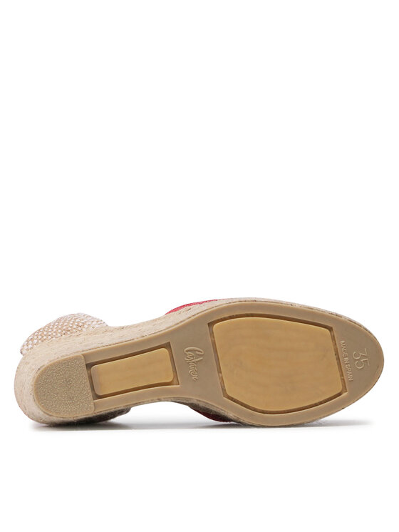 Castañer Espadrilky Castañer Chiara/8ED/002 021668-604 Červená
