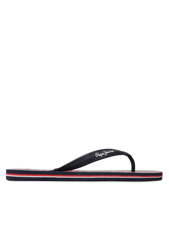 Pepe Jeans Žabky Pepe Jeans Hawi Flag M PMS70134 Tmavomodrá