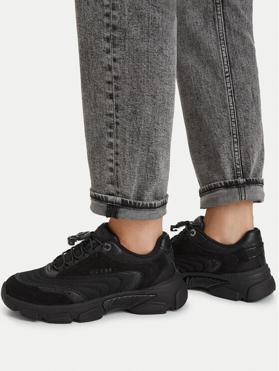 Guess Sneakersy Guess FLPIME FAB12 Čierna