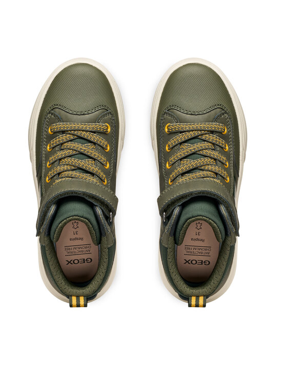 Geox Sneakersy Geox J Weemble Boy J56HAA 0MEFU C3009 S Tmavo zelená
