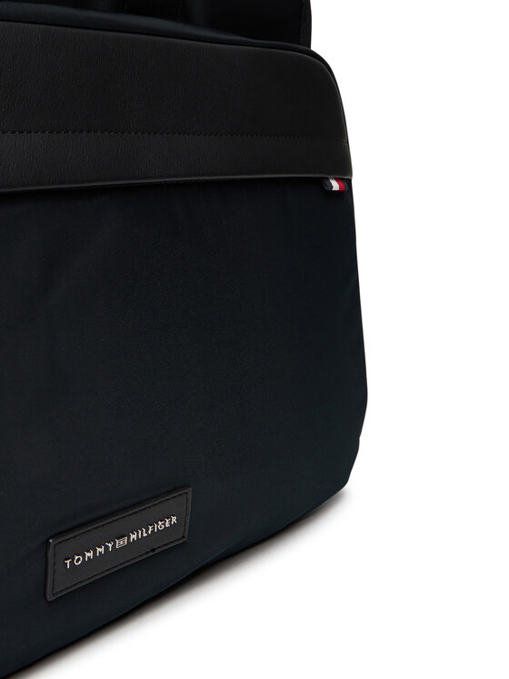 Tommy Hilfiger Laptoptáska Tommy Hilfiger Th Nylon Workbag AM0AM13619 Fekete