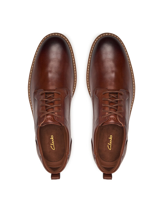 Clarks Pantofi Clarks Aldwin2 Derby 26320300 Maro