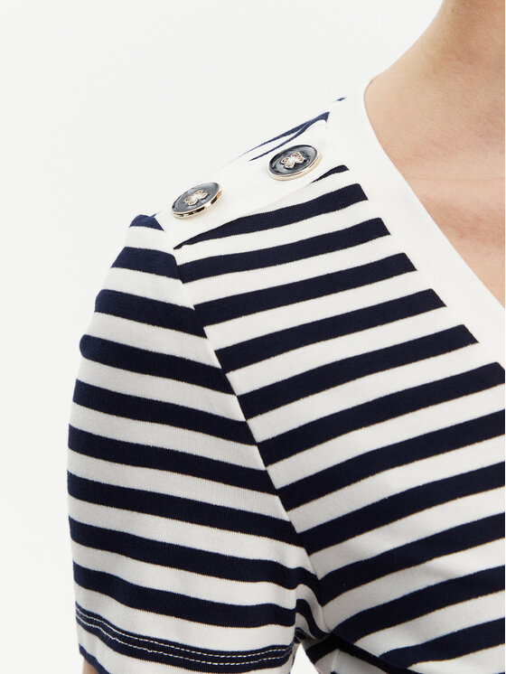 Morgan Morgan Camiseta 241-DINA Azul marino Regular Fit