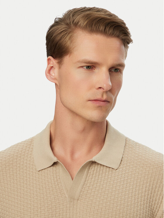 BOSS BOSS Polo H-Natalo 50561613 Beis Regular Fit