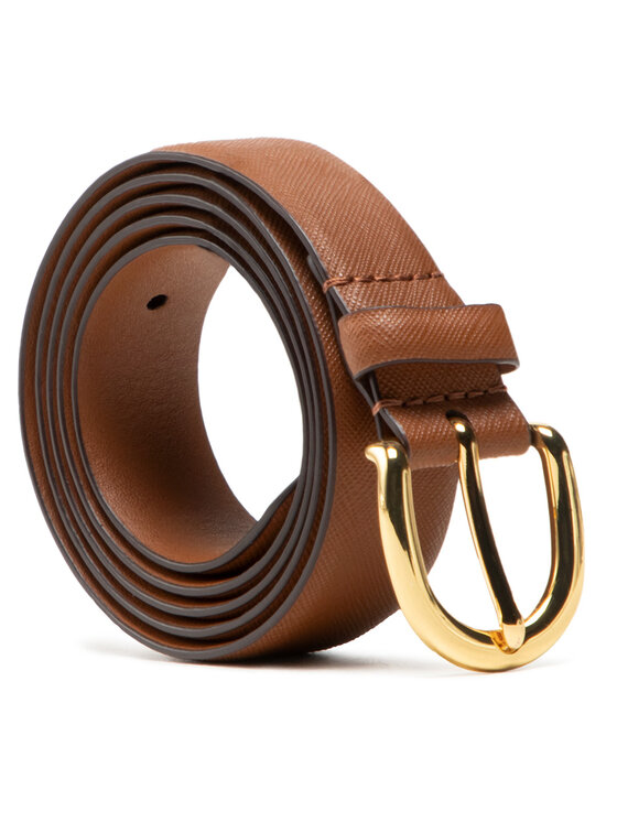 LAUREN RALPH LAUREN Ženski pas Lauren Ralph Lauren Charm Classc 412802952005 Rjava
