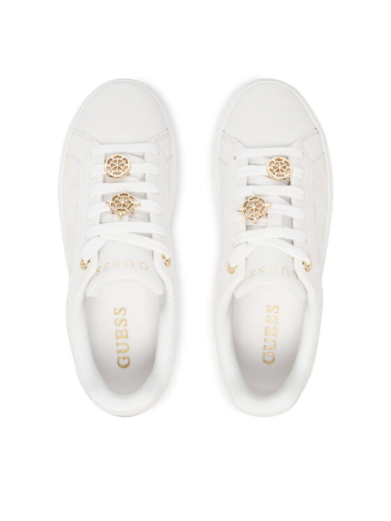 Guess Снікерcи Guess FLFDUE ELE12 Білий