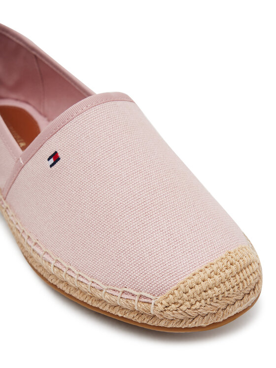 Tommy Hilfiger Espadrilles Tommy Hilfiger Flag Canvas Espadrille FW0FW08541 Rozā