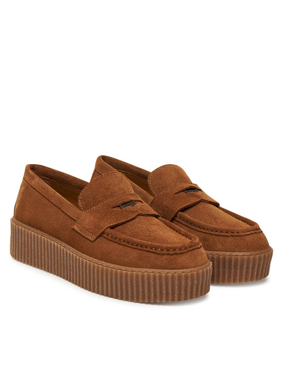 Weekend Max Mara Mokasíny Weekend Max Mara Kapokloafer 2525526054600 Hnedá