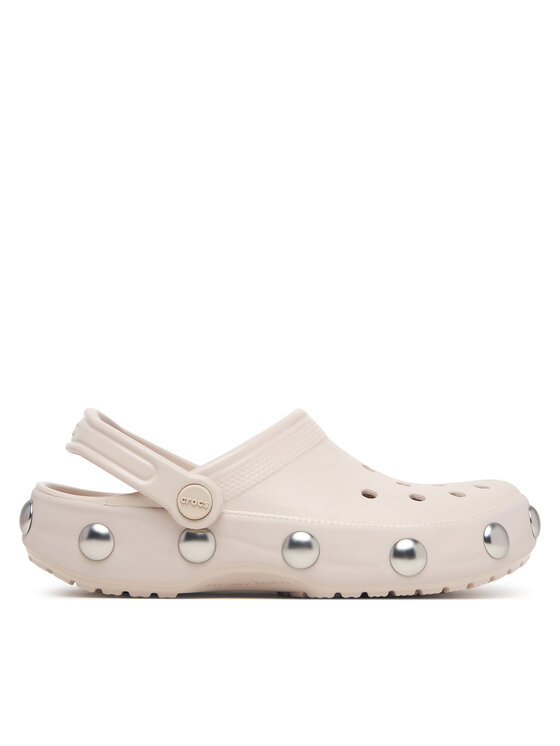Crocs Şlapi Crocs Classic Big Studded Clog 214236 Crem