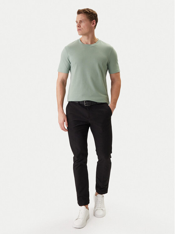 BOSS BOSS Camiseta Tiburt 240 50452680 Verde Regular Fit