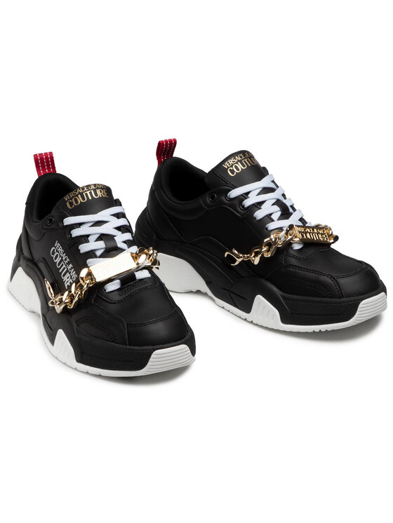 Versace Jeans Couture Снікерcи Versace Jeans Couture E0YWASF4 Чорний